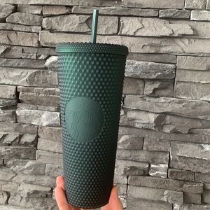 Starbucks Dark Green Studded Brand new !!